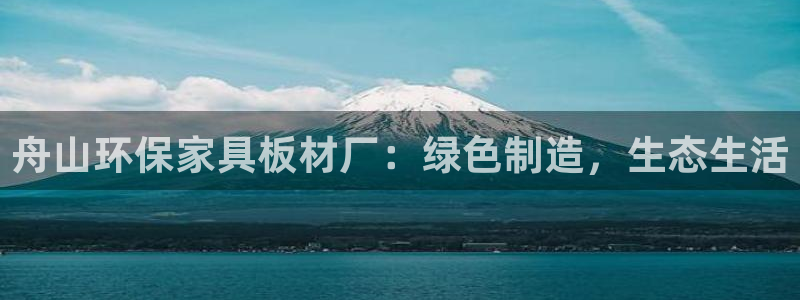 tp钱包安卓官方下载最新版本：舟山环保家具板材厂：绿色制造，